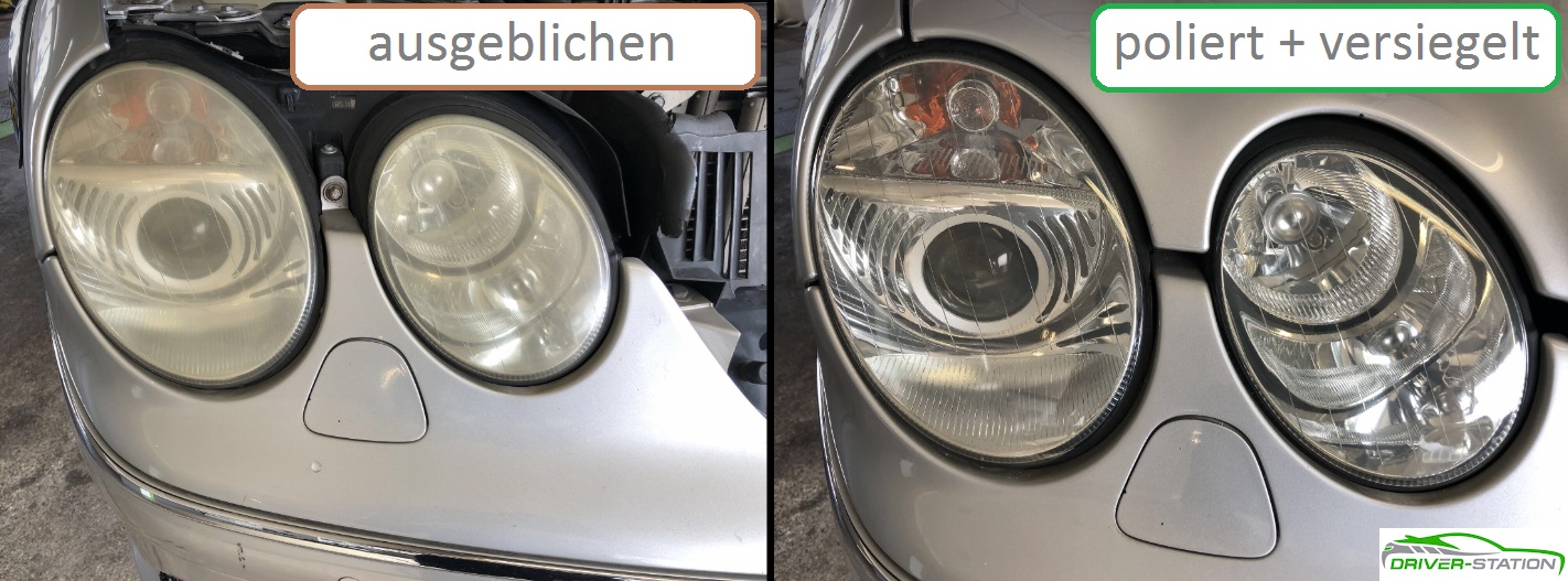 Scheinwerfer polieren Trudering - : KFZ / Auto-Werkstatt &  Autopflege in München Trudering